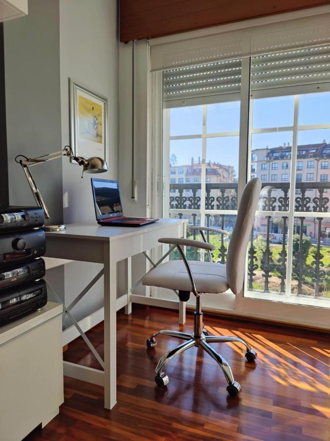 Moderno Y Luminoso 2 Dormitorios Con Todas Las Comodidades En Pontevedra Ciudad Esterno foto