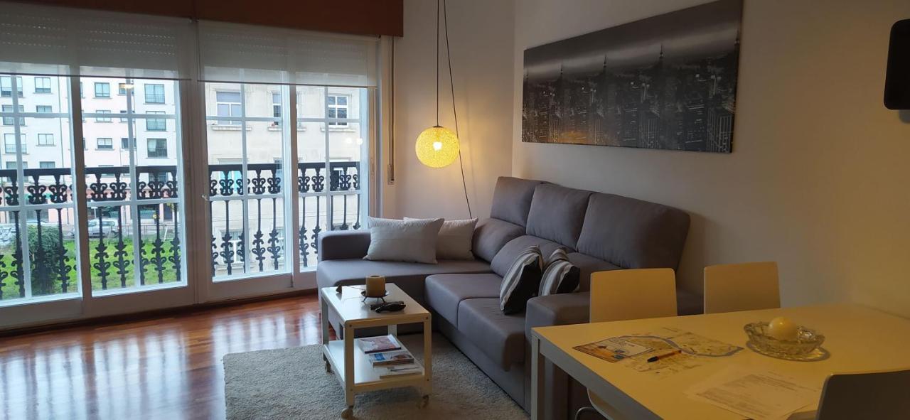 Moderno Y Luminoso 2 Dormitorios Con Todas Las Comodidades En Pontevedra Ciudad Esterno foto