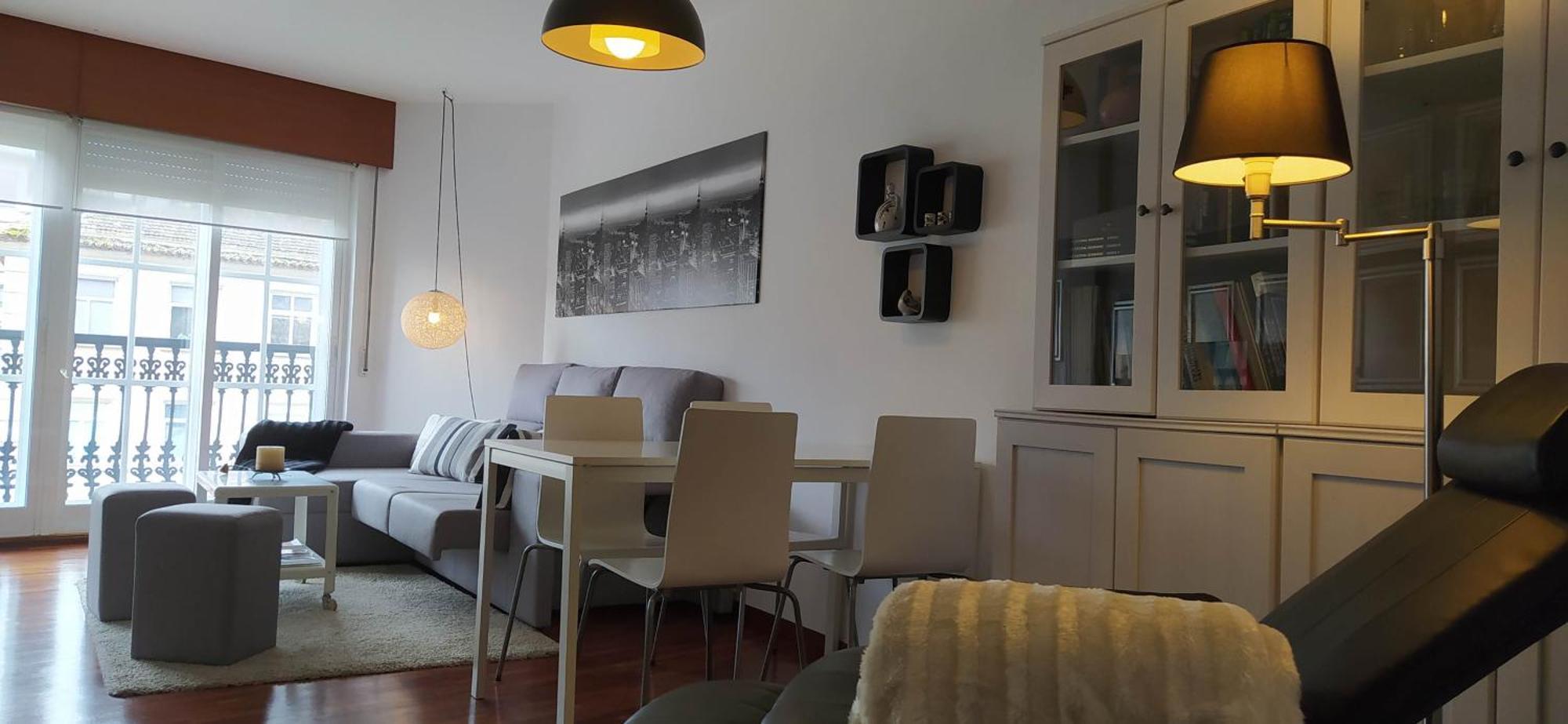 Moderno Y Luminoso 2 Dormitorios Con Todas Las Comodidades En Pontevedra Ciudad Esterno foto