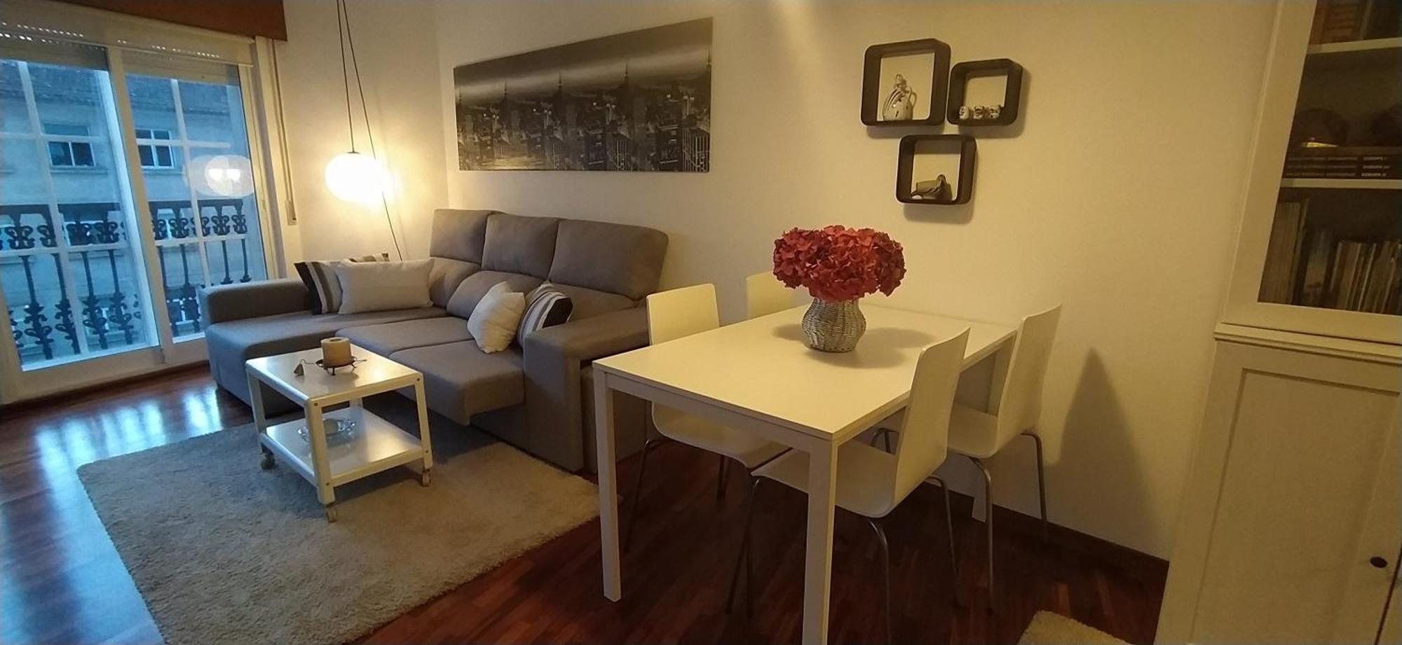 Moderno Y Luminoso 2 Dormitorios Con Todas Las Comodidades En Pontevedra Ciudad Esterno foto